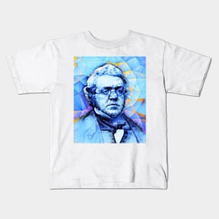 William Makepeace Thackeray Portrait | William Makepeace Thackeray Artwork | William Makepeace Painting 10 Kids T-Shirt